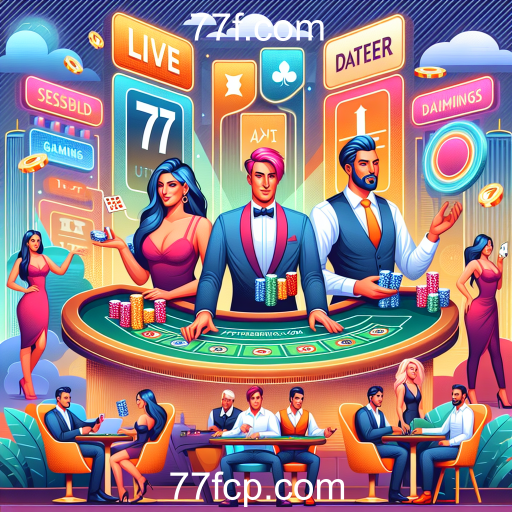 Experiência Imersiva no Cassino Ao Vivo do 77f.com